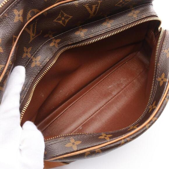 LOUIS VUITTON Brown Monogram Leather Shoulder Bag - Picture 4 of 15